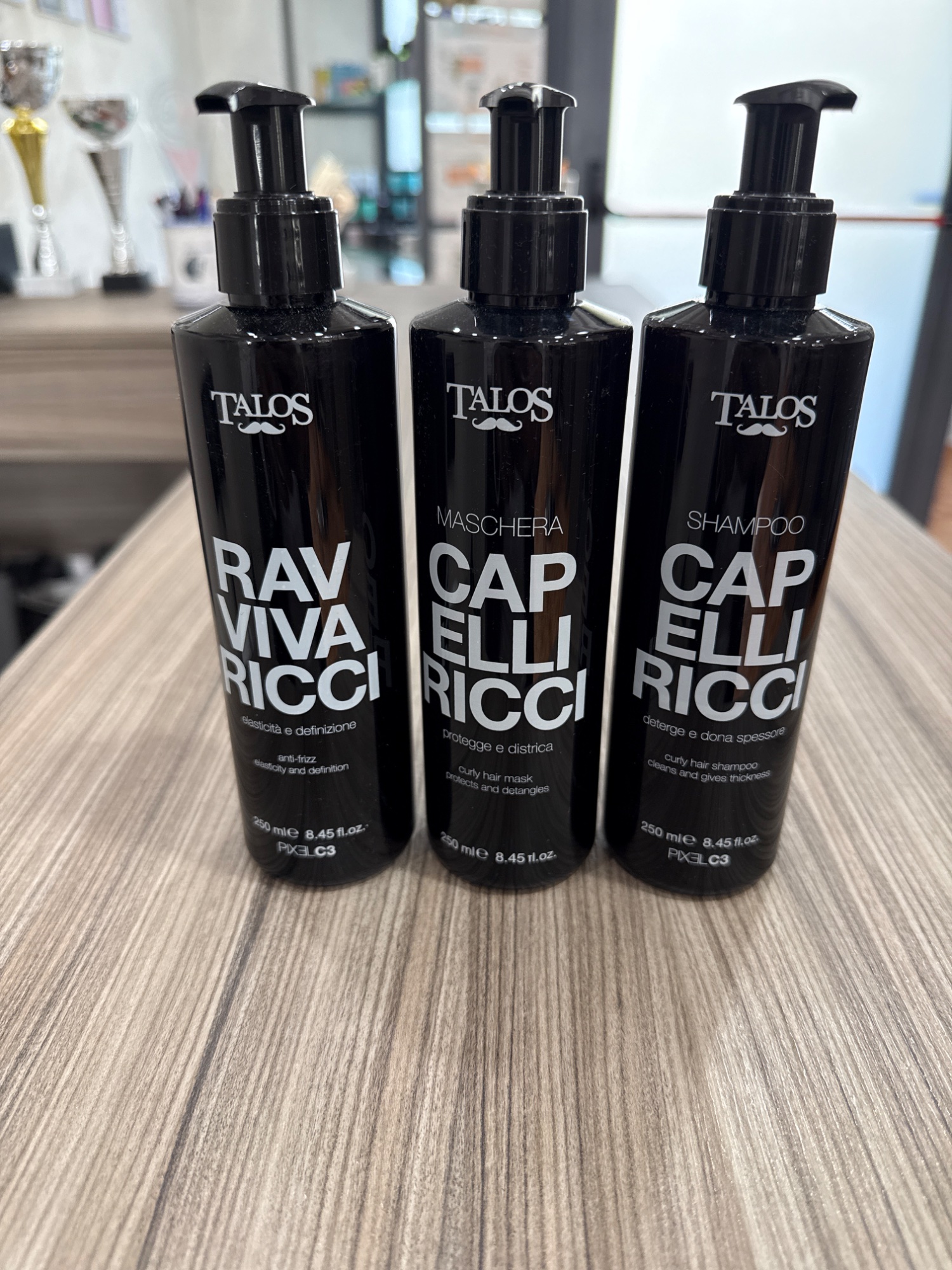 Kit per capelli ricci